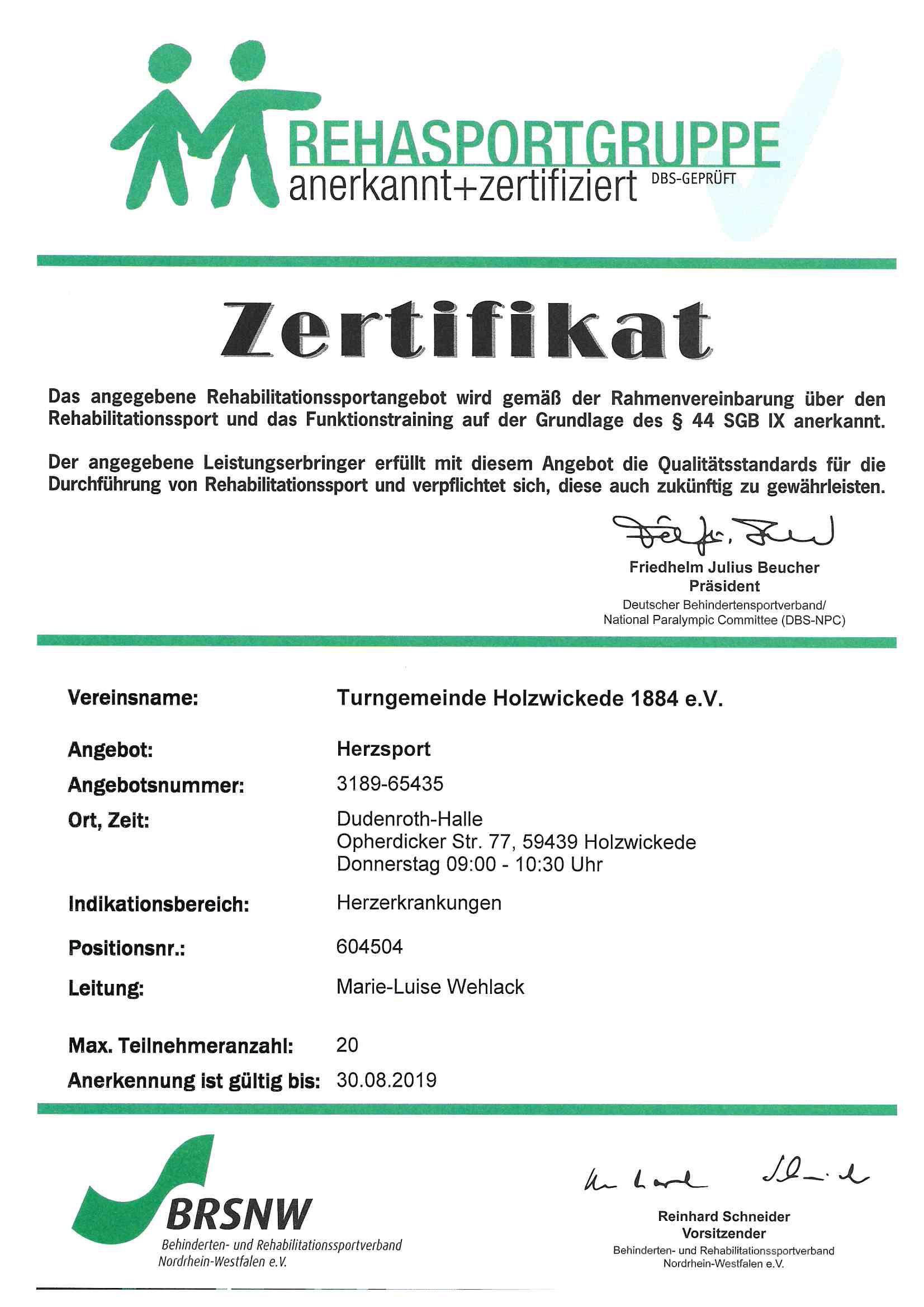 Behinderten- und Rehabilitationssportverband NRW