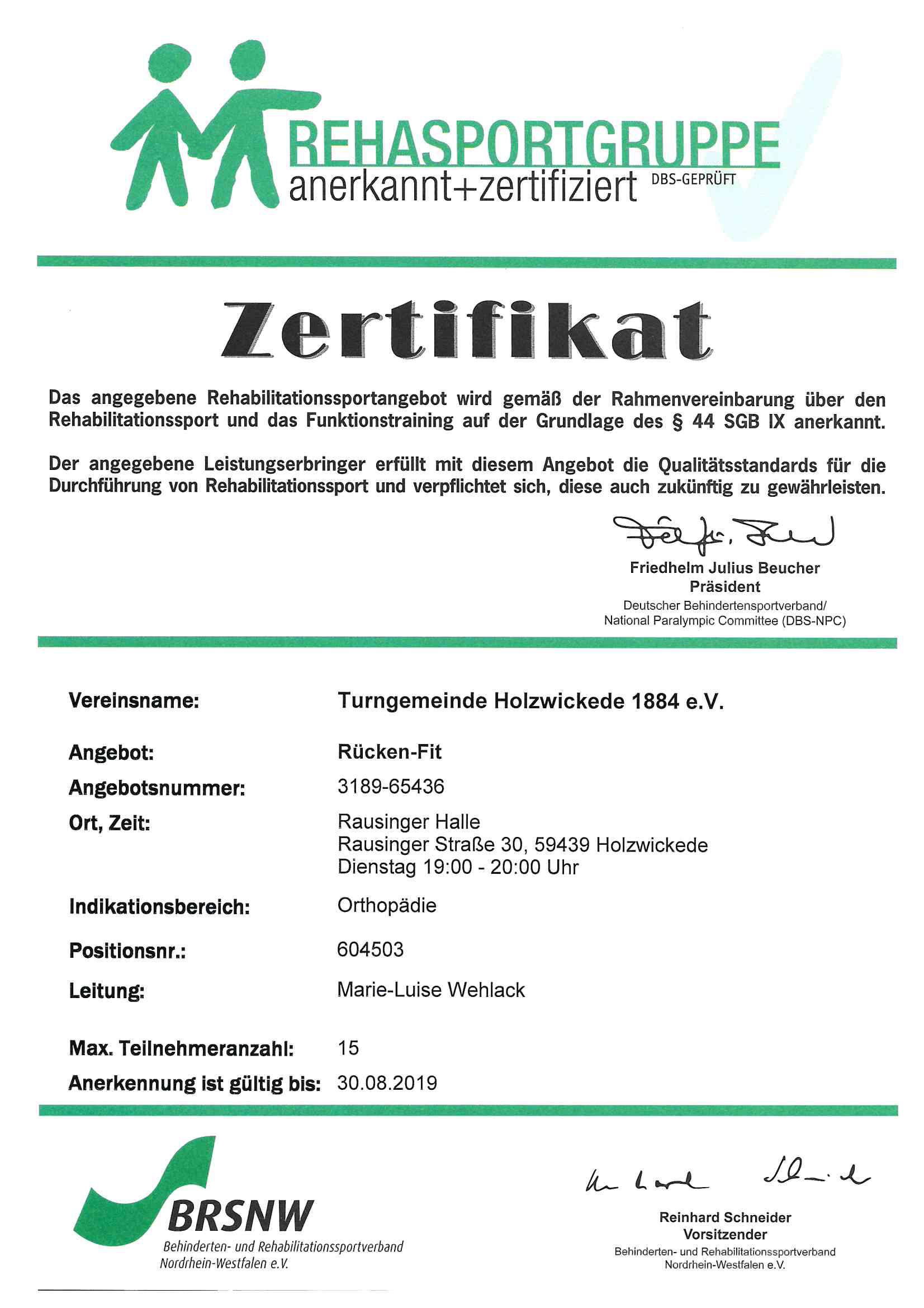 Behinderten- und Rehabilitationssportverband NRW