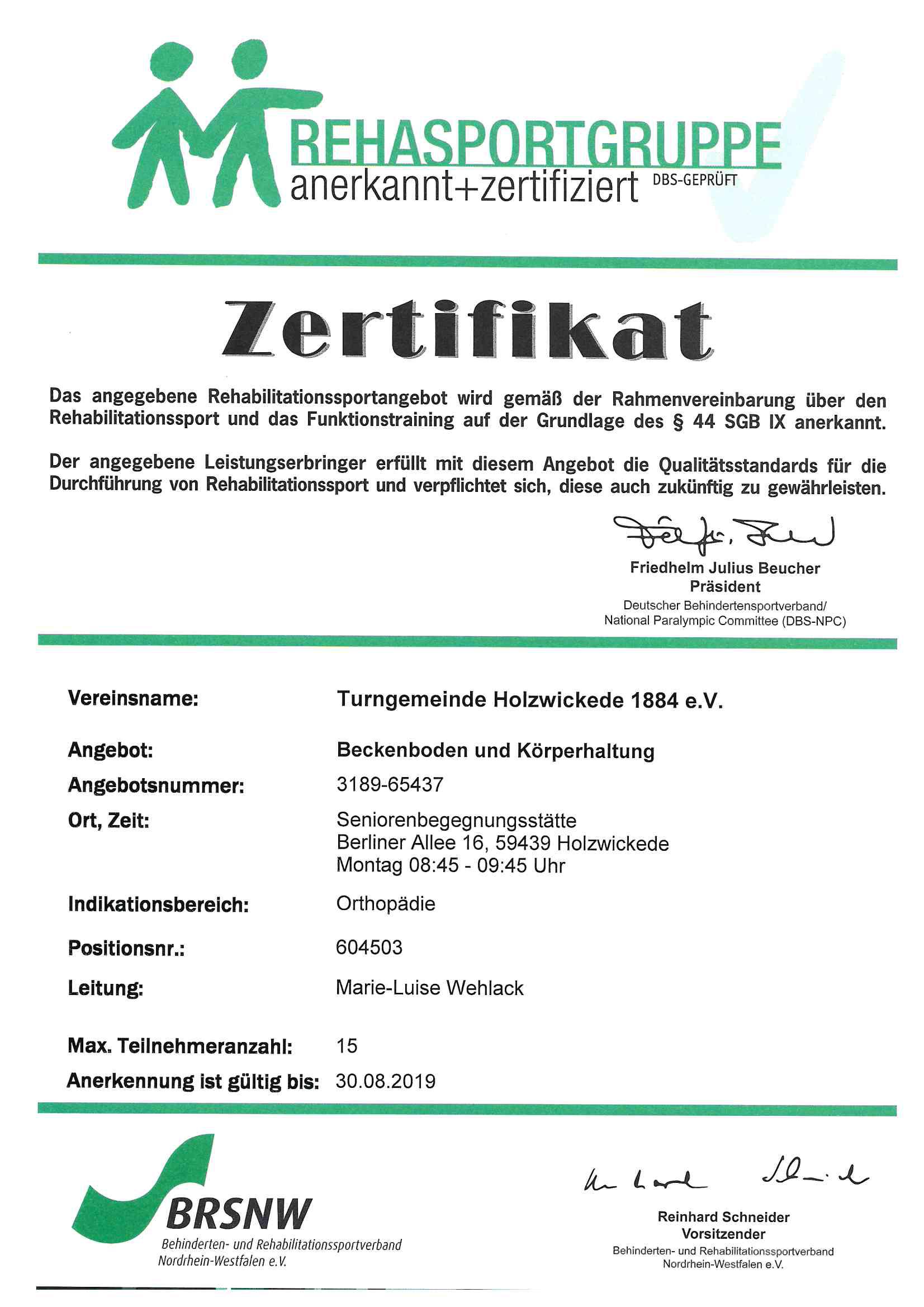 Behinderten- und Rehabilitationssportverband NRW