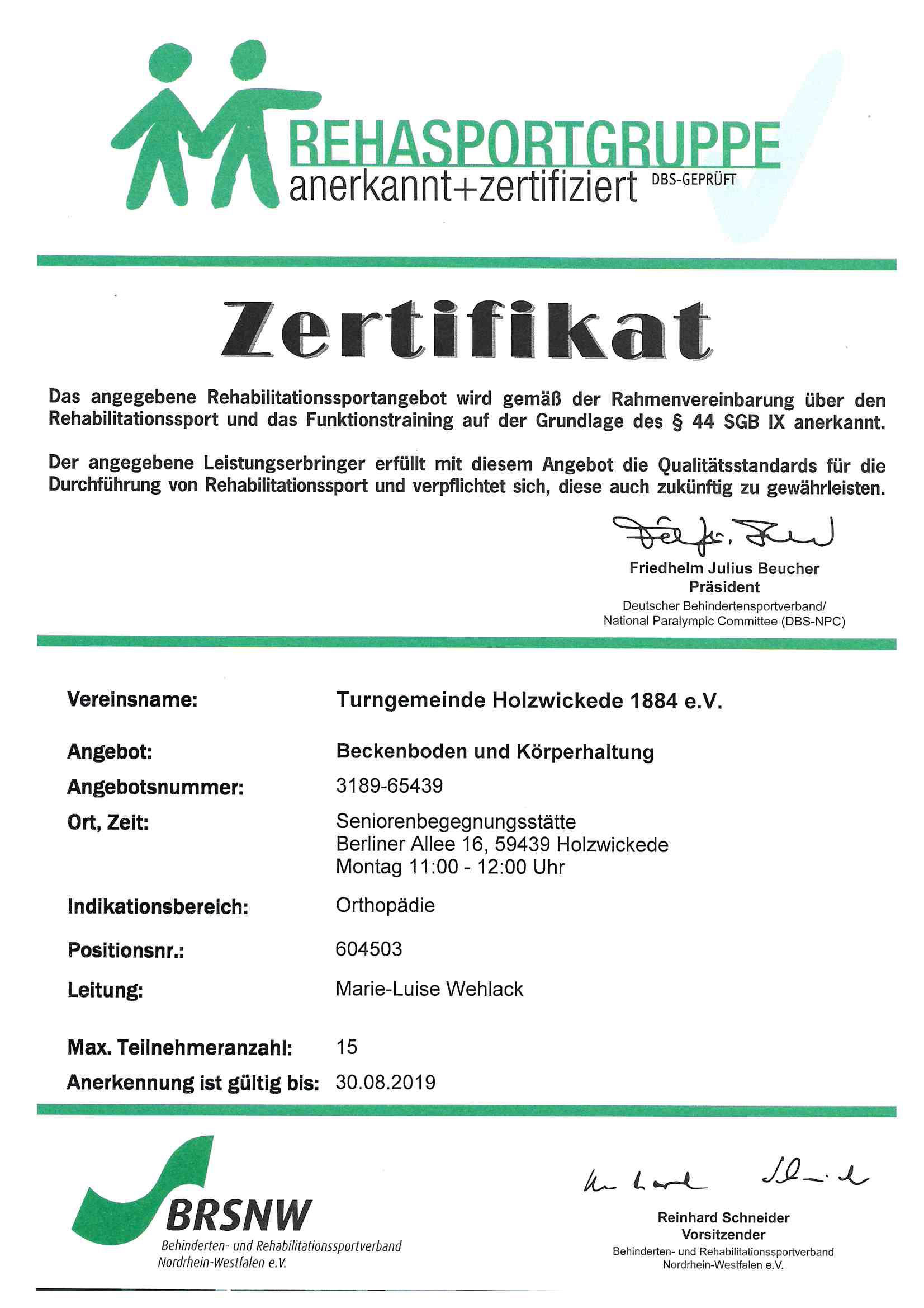 Behinderten- und Rehabilitationssportverband NRW